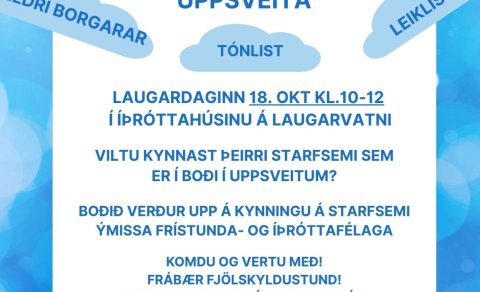 Frístunda- og íþróttahlaðborð í uppsveitum
