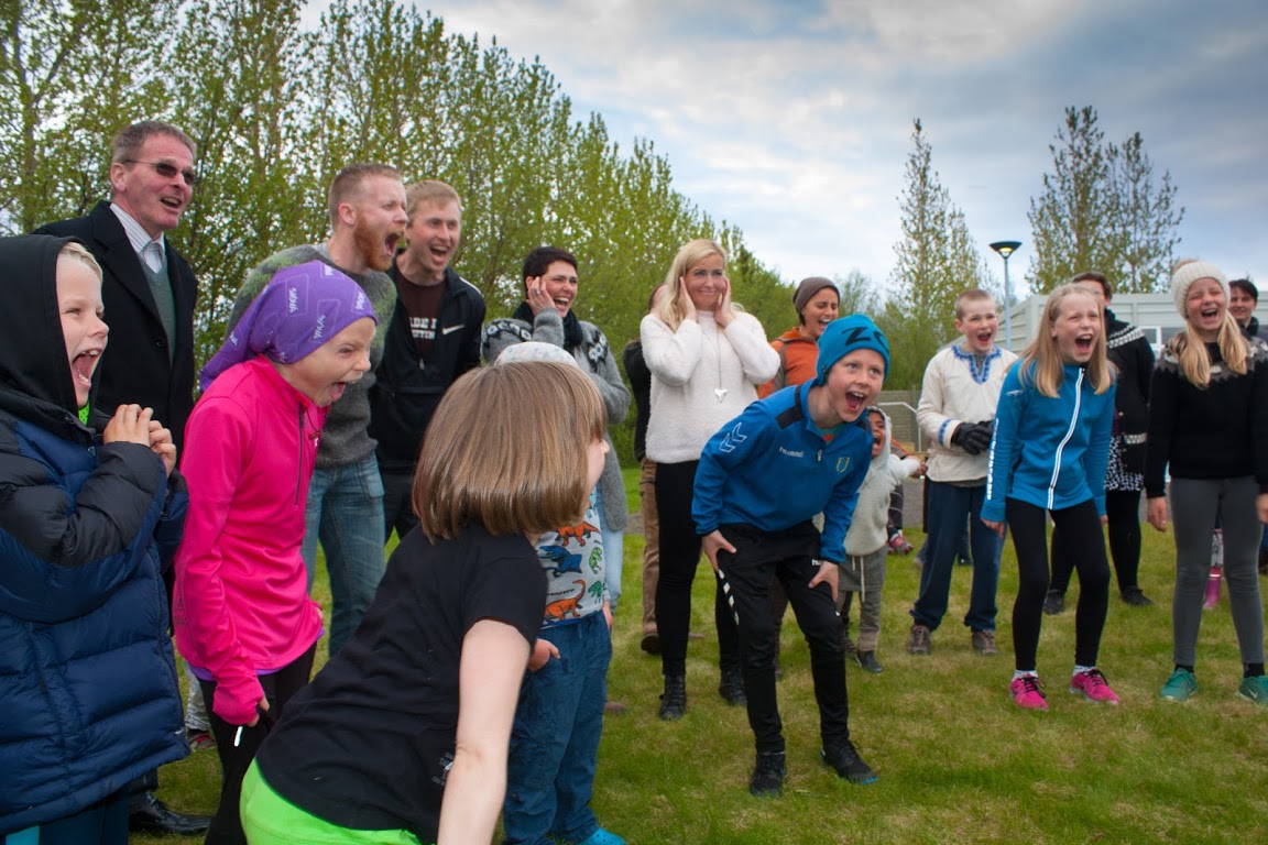 Víkingaöskrið í algleymingi