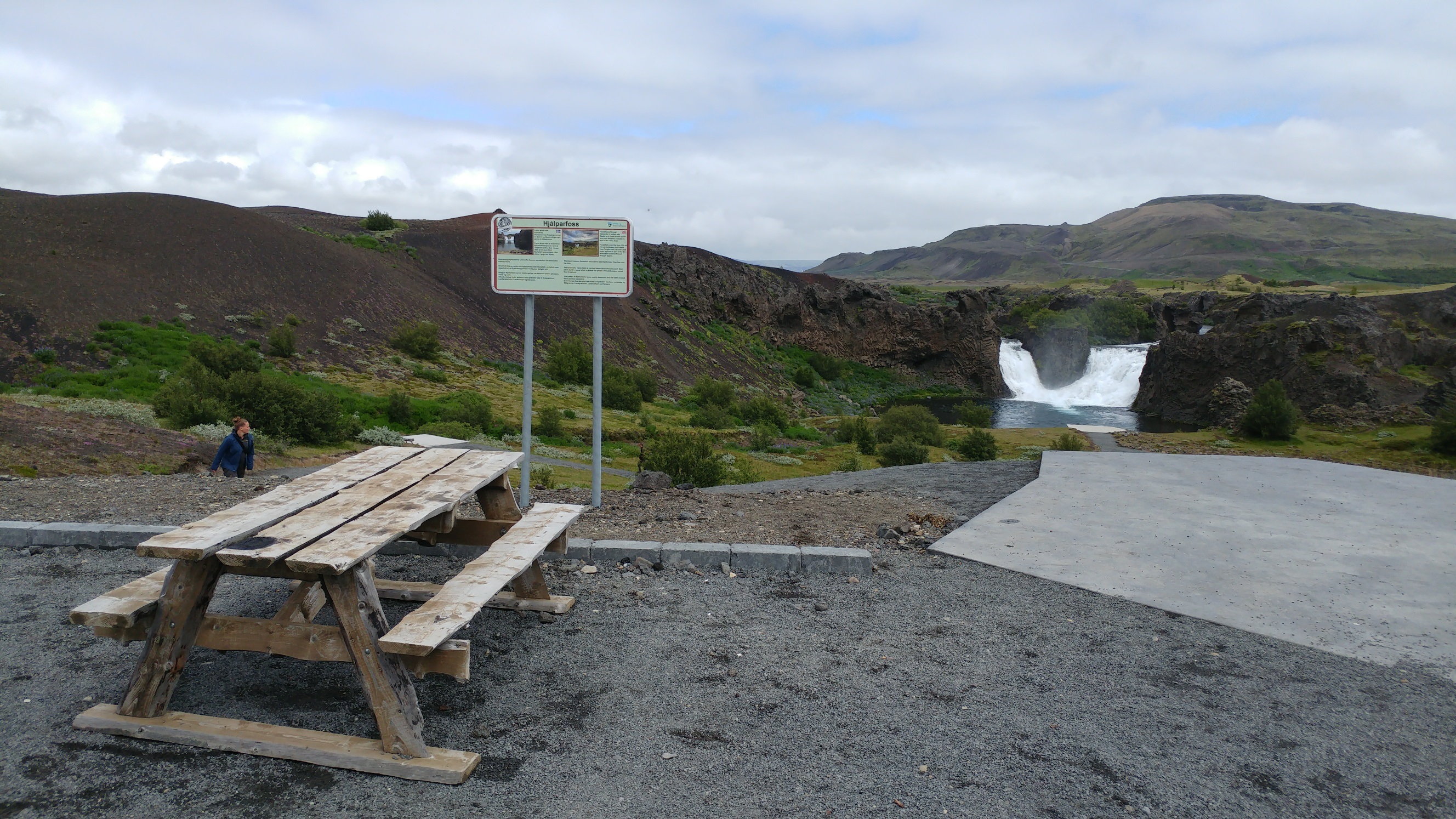 Hjálparfoss í Þjórsárdal.