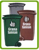 Hirðing rúlluplasts seinkar um viku