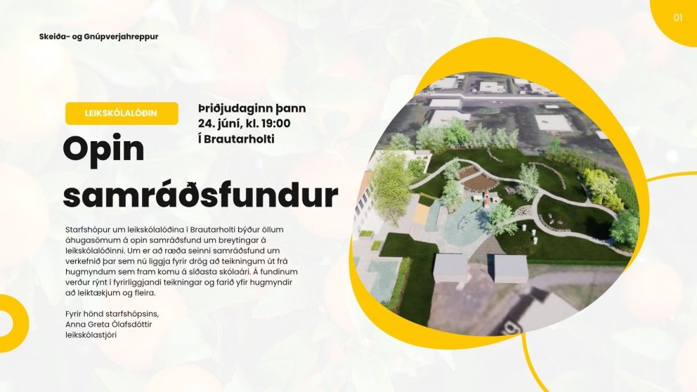 Opinn samráðsfundur