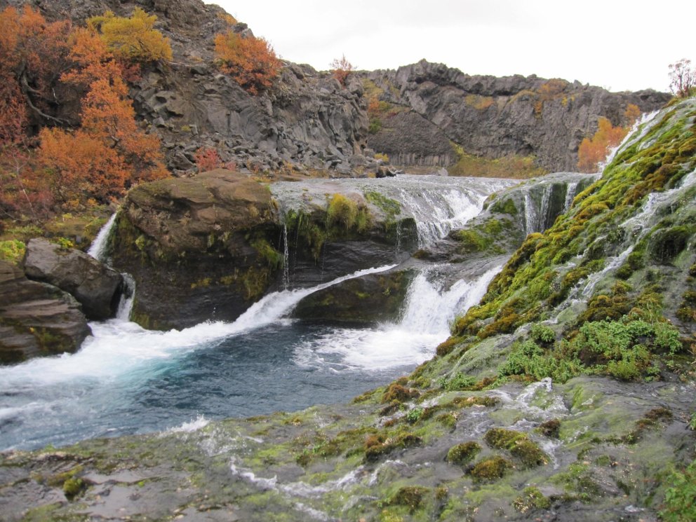 Gjáin í haustlitum