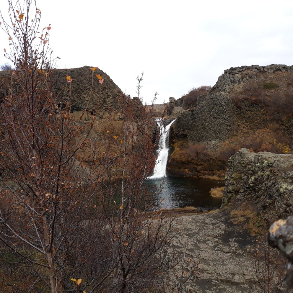 Gjárfoss í þjórsárdal 17.10.2020