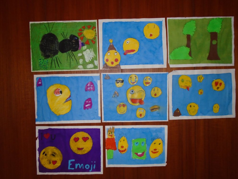 Listaverk nemenda þjórsárskóla  vorið  2017