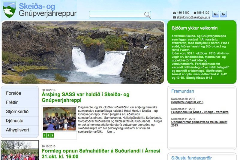 Gamli vefur Skeiða-og Gnúpverjahrepps