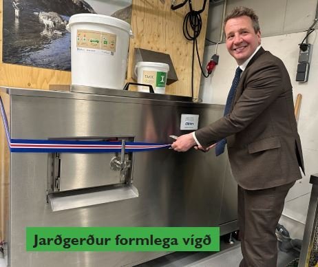 Jarðgerður okkar formlega vígð