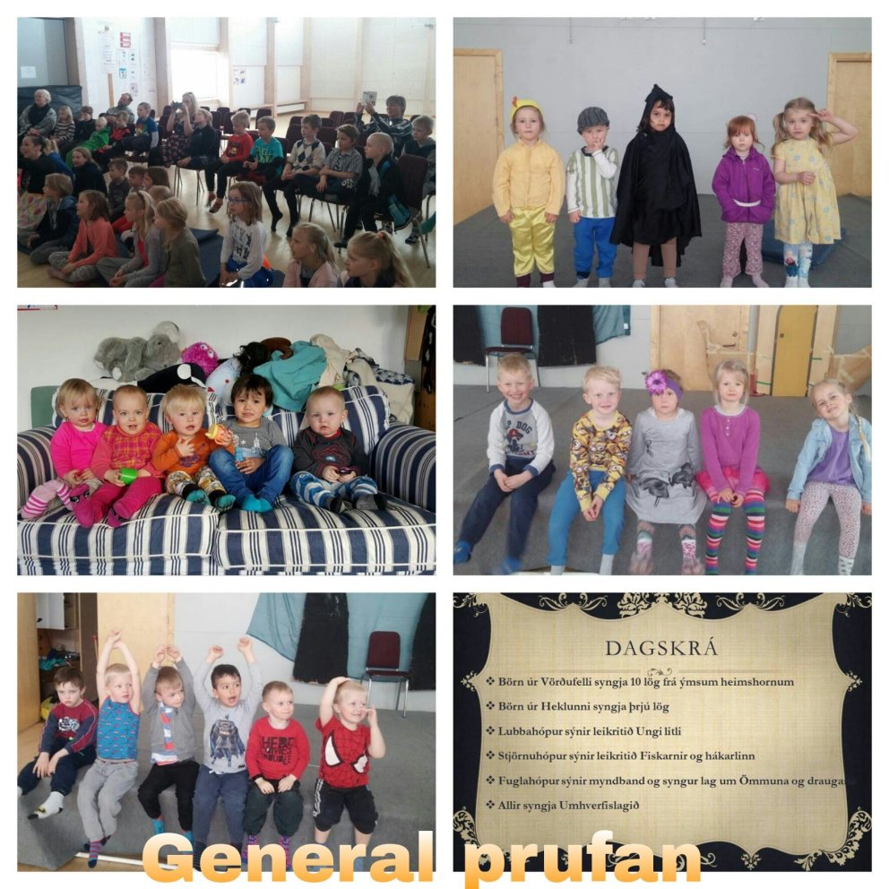 Generalprufa  fyrir árshátíð Leikholts
