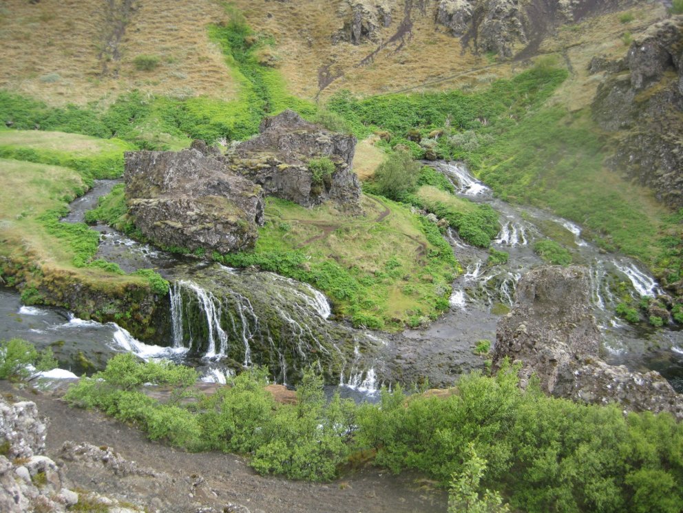 Gjáin - sem er hluti af hinu verndaða svæði