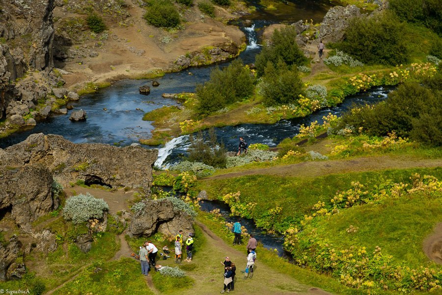 Úr Gjánni í Þjórsárdal