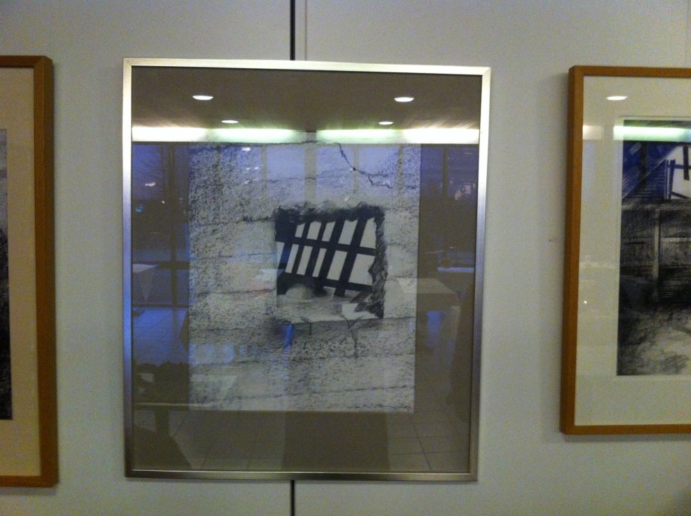 Mynd eftir Katrínu Briem. Harðabakkakofinn.