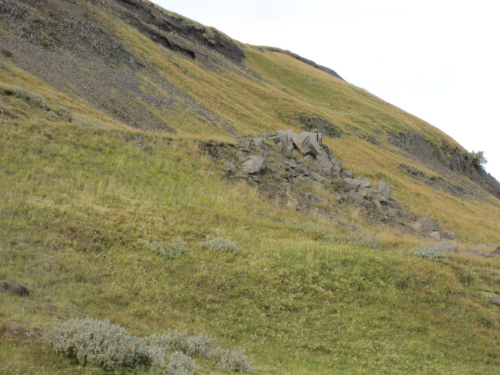 Seggjasæti við Gauskhöfða. Þar var Gaukur Trandilsson veginn.