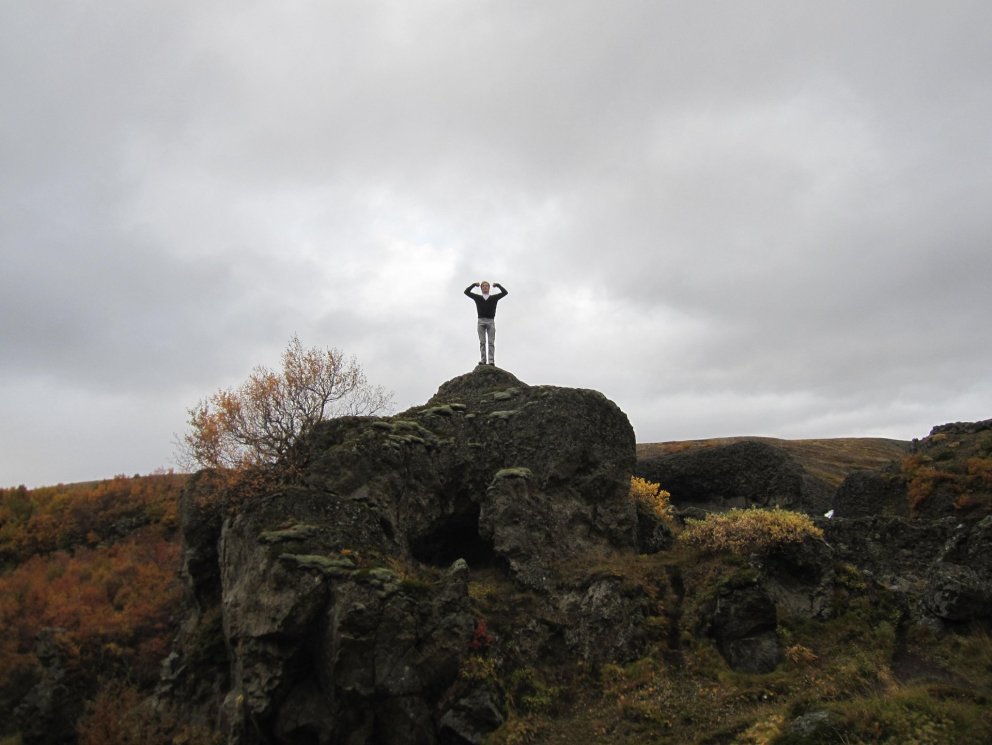 Í Gjánni í þjórsárdal