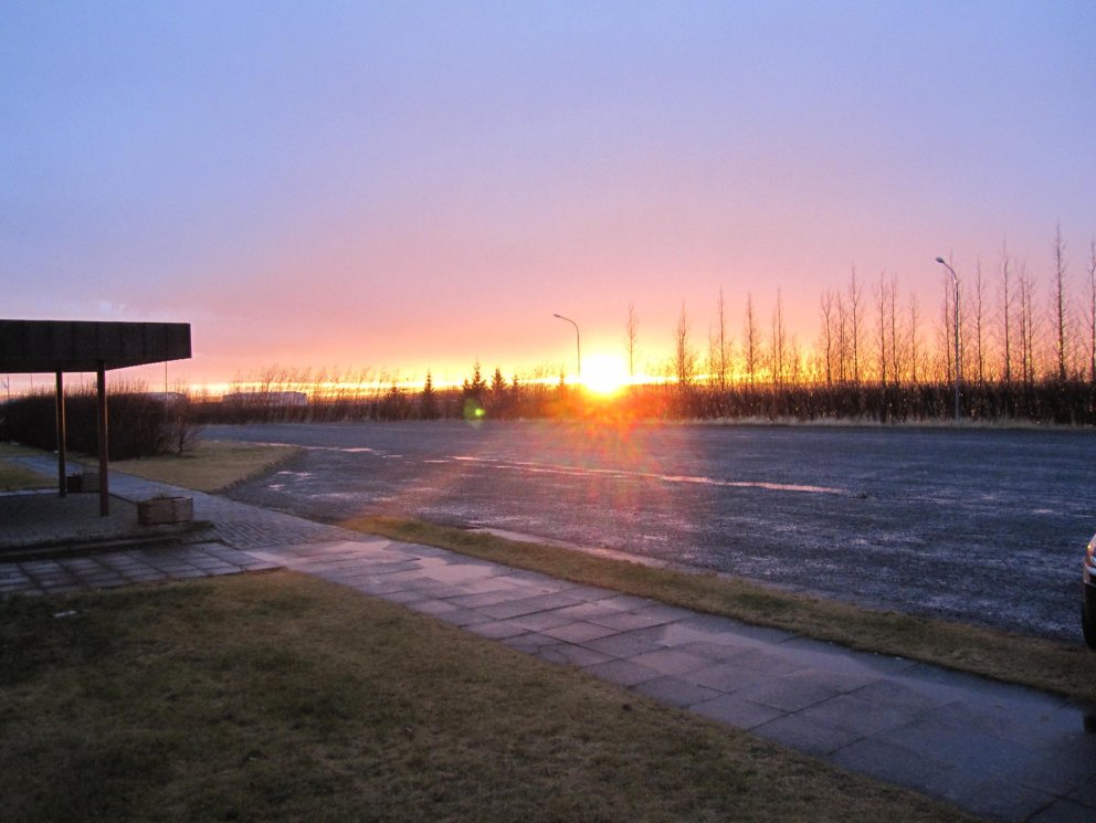 Vetrarsól í Árnesi