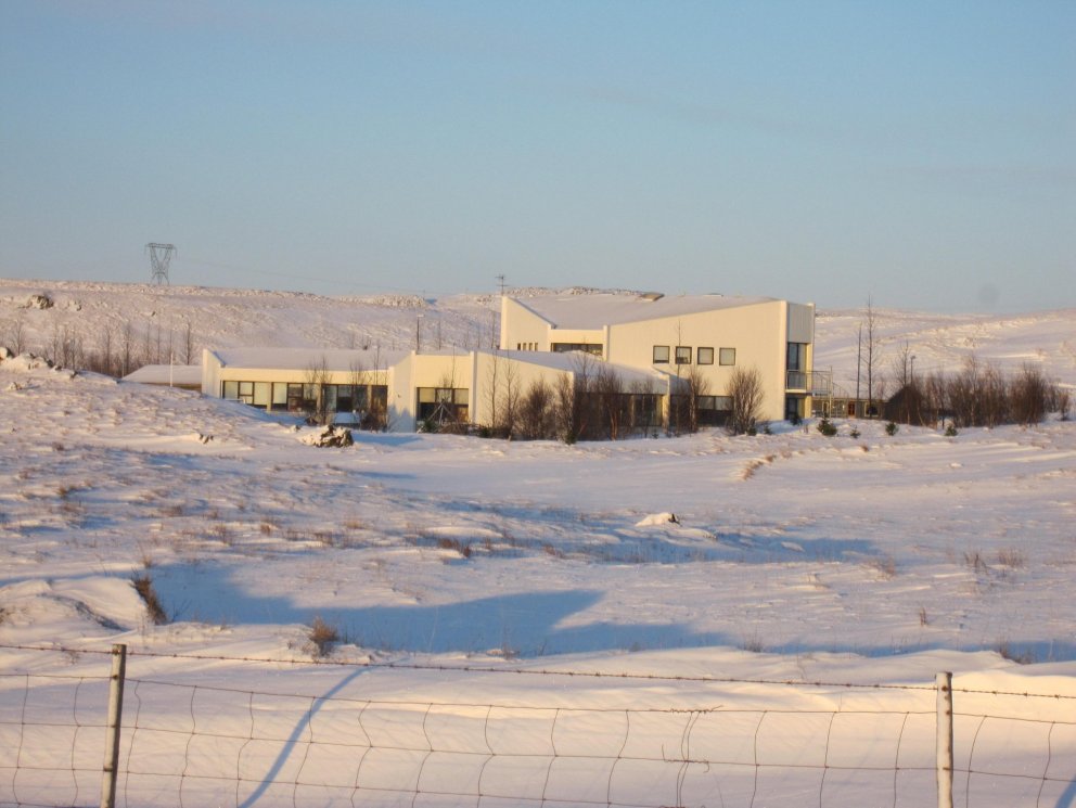 Þjórsárskóli í vetrarbúningi