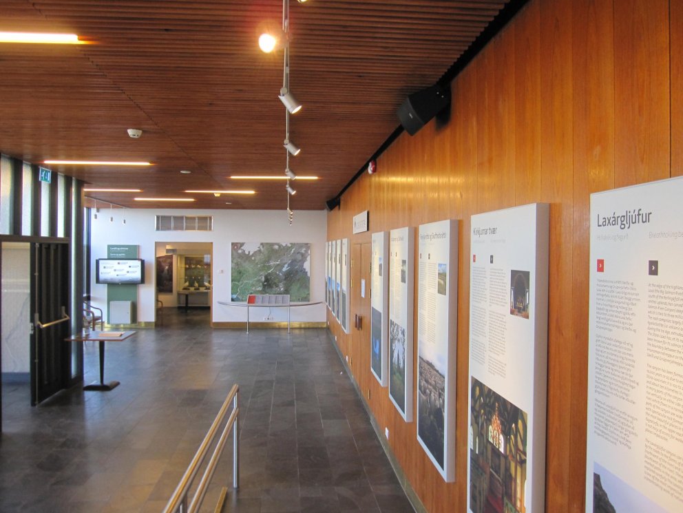 Þjórsárstofa á sínum stað.