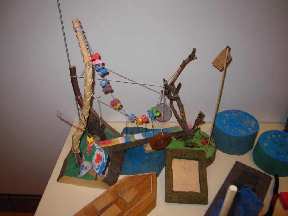 Handverk nemenda í Þjórsárskóla