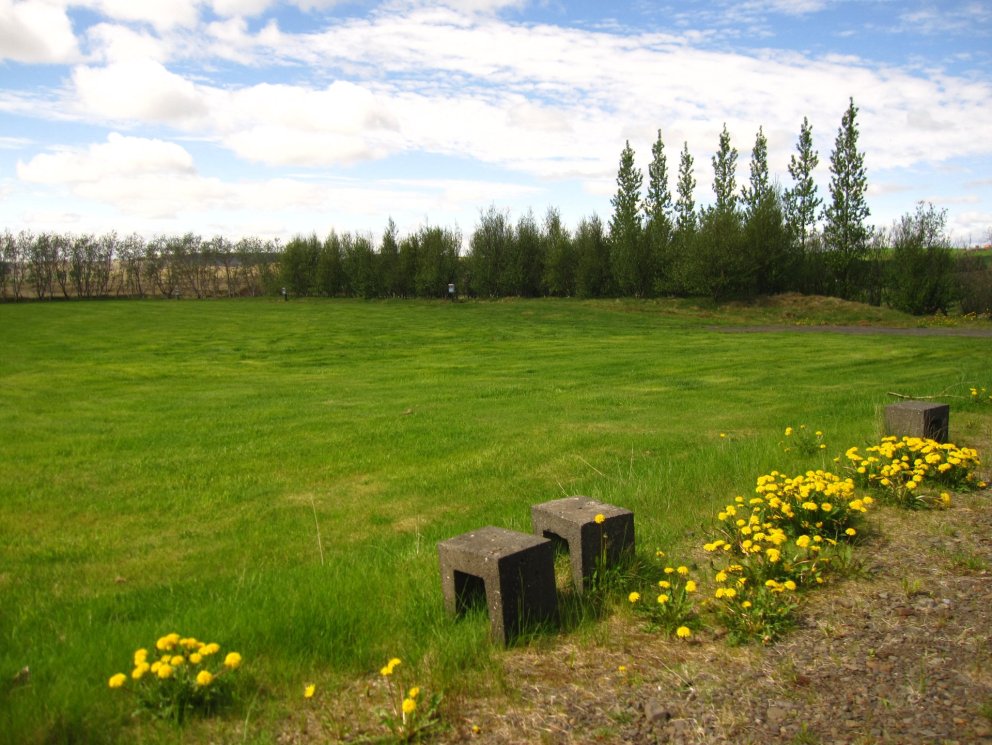 Friðsælt tjaldsvæði í Árnesi