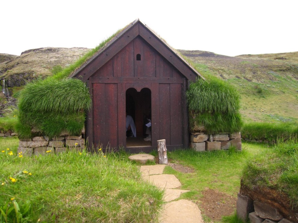 Messað í Stafkirkjunni í Þjórsárdal