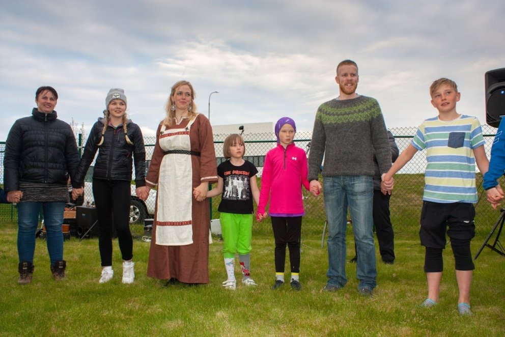 Dansað við Neslaug