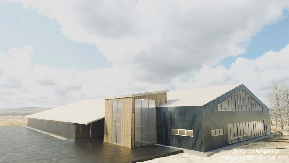 Útboð - framleiðsla á límtréshúsi með yleiningum