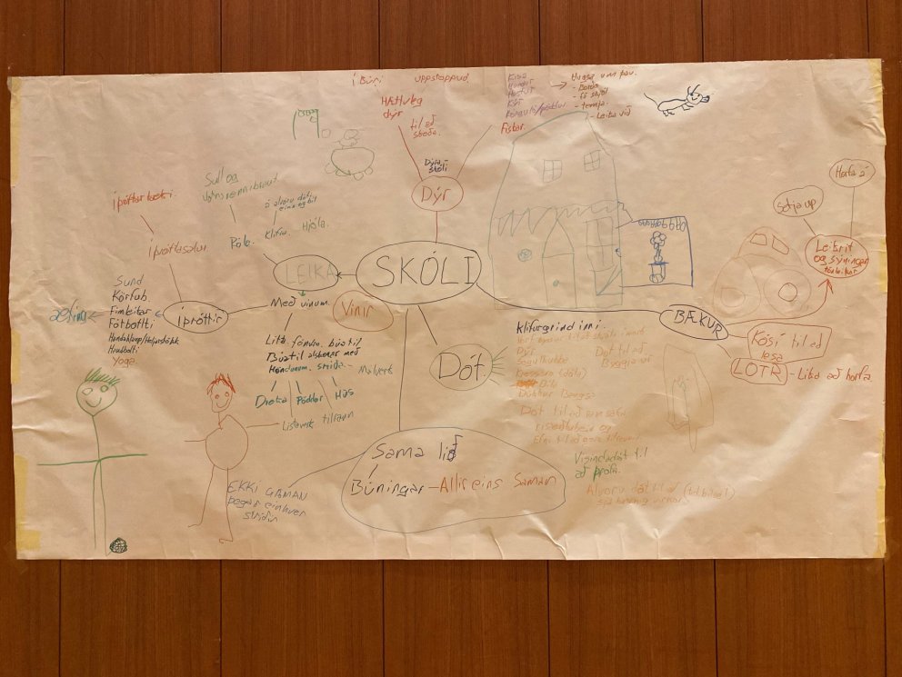 Mynd af óskum, kröfum og þrám nemenda í Leikholti um skólann sinn