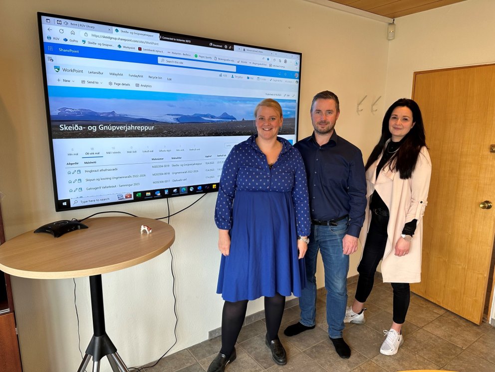 Starfsfólkið ljómandi ánægt með nýja vinnuumhverfið