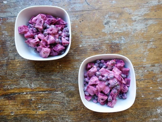 Bleikt og jólalegt Rauðbeðusalat