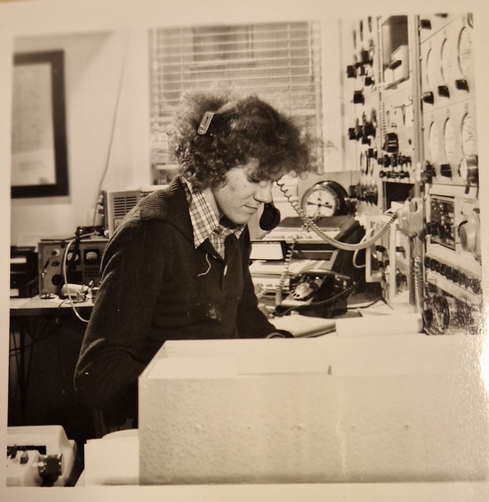 Sigvaldi loftskeytamaður á Ísafirði 1976