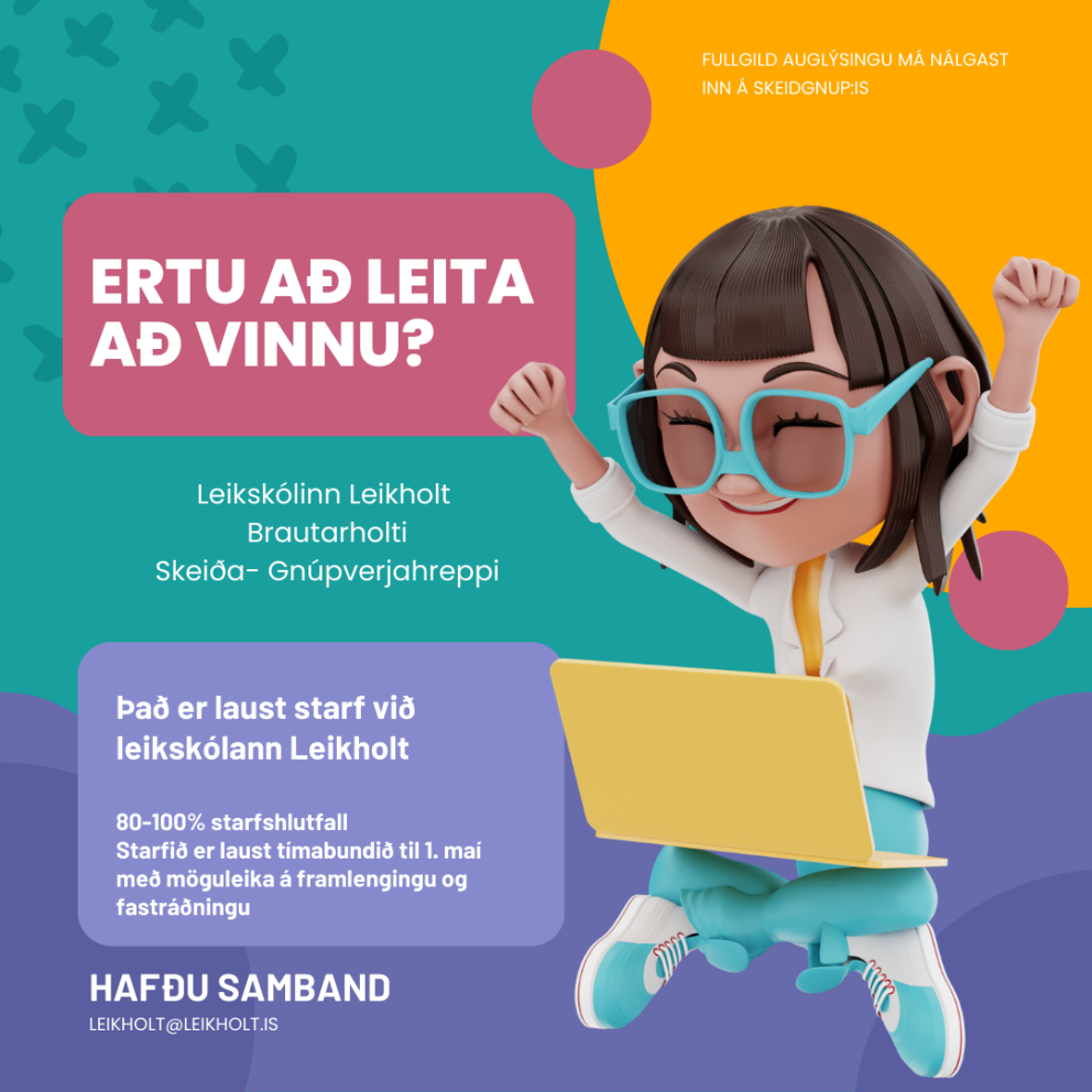 Ertu að leita að vinnu?