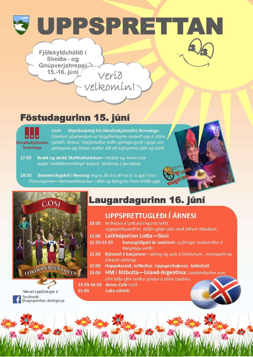 Uppsprettugleði í Árnesi 2018