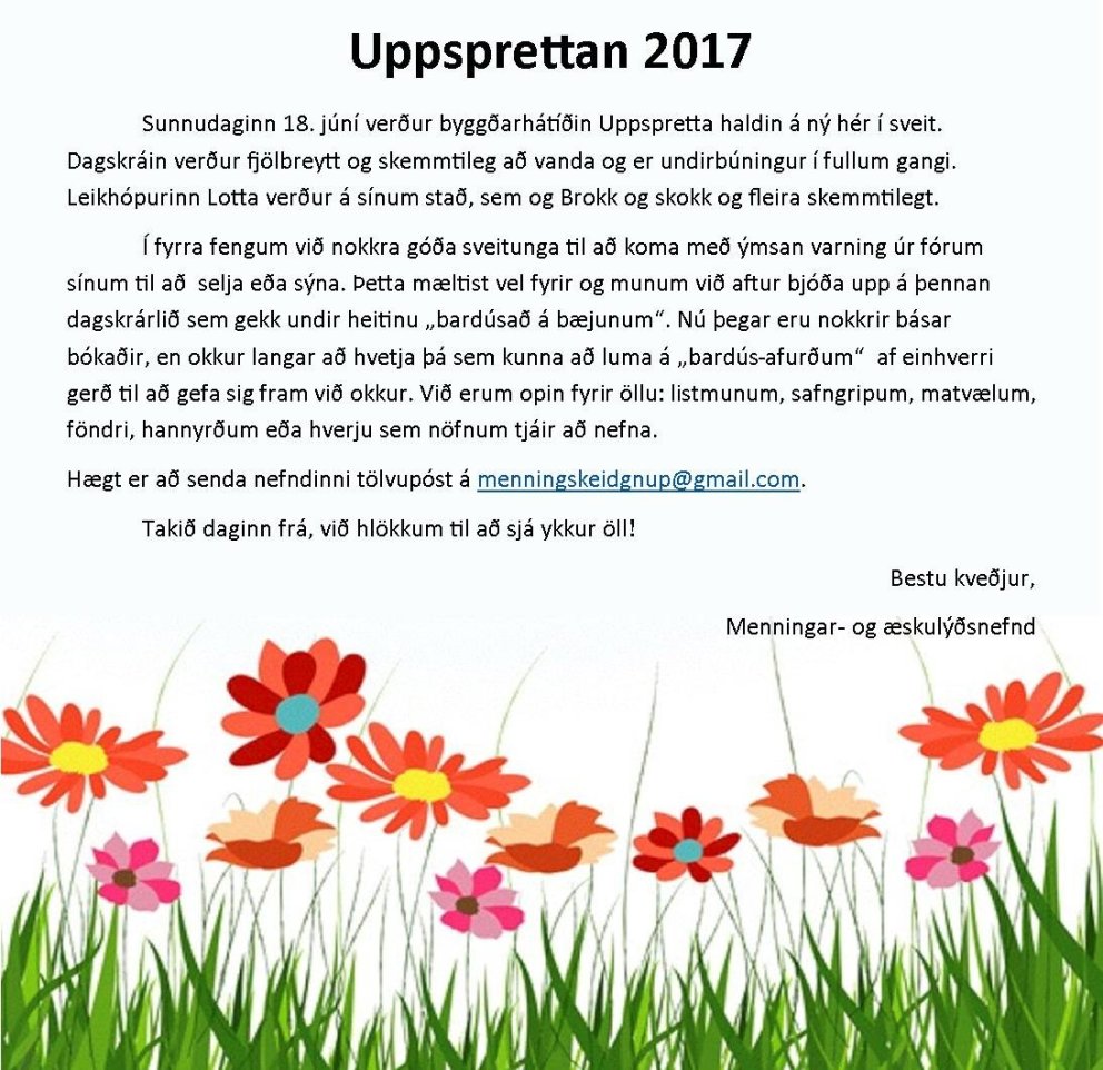 Uppsprettan 2017