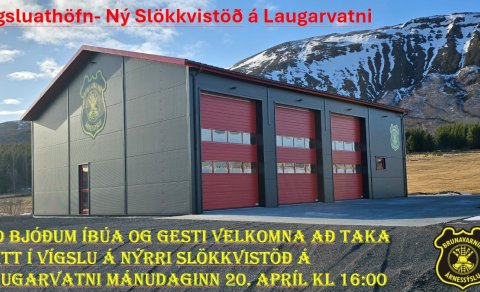 Ný slökkvistöð á Laugarvatni- vígsluathöfn