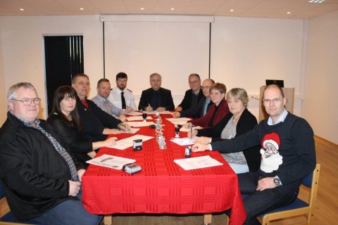 Við undirritun í Björgunarmiðstöðinni á Selfossi