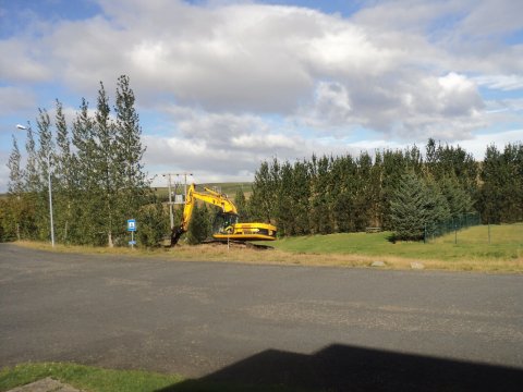 Við lagningu ljósleiðara