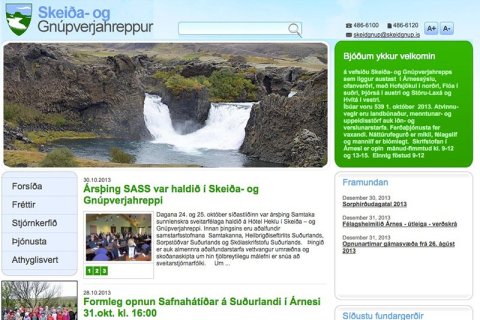 Gamli vefur Skeiða-og Gnúpverjahrepps