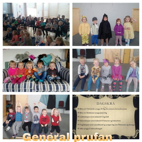 Generalprufa  fyrir árshátíð Leikholts