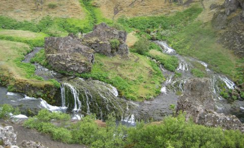 Gjáin - sem er hluti af hinu verndaða svæði