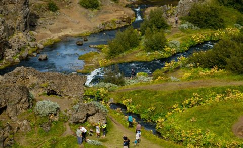 Úr Gjánni í Þjórsárdal