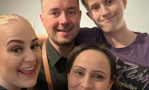 Fjölskyldan á Hraunvöllum jólafín