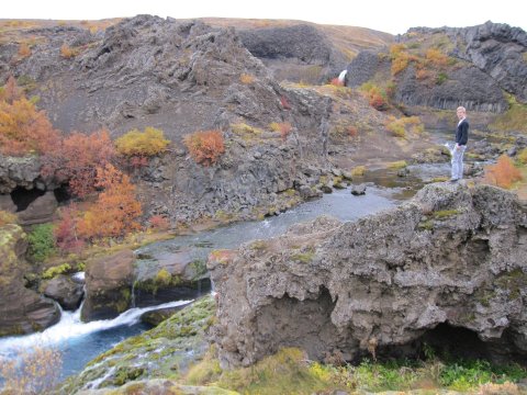 Úr Gjánni í þjórsárdal