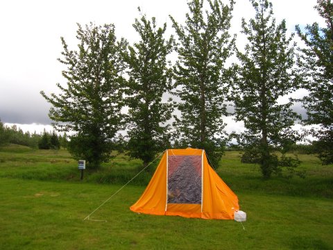 Tjaldsvæði í Árnesi