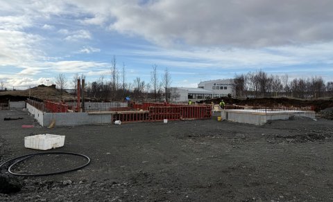 Af verkstað þar sem fornleifarnar fundust