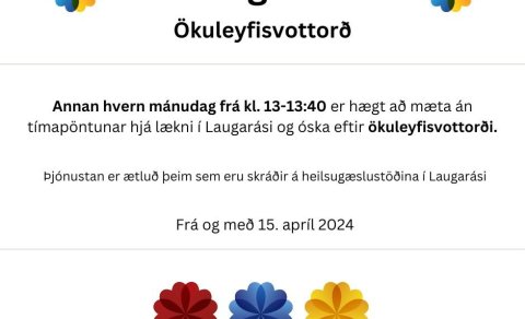 Ökuleyfisvottorð í Laugarási