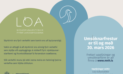 Lóan - nýsköpunarstyrkir fyrir landsbyggðina