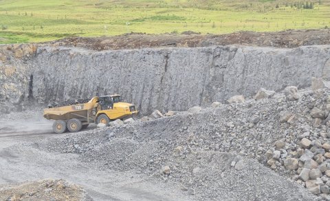 Sprengt í Hvammi mánudag og þriðjudag