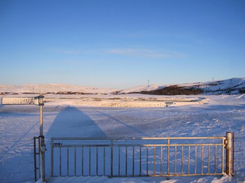 Skafholtsréttir í vetrarbúningi