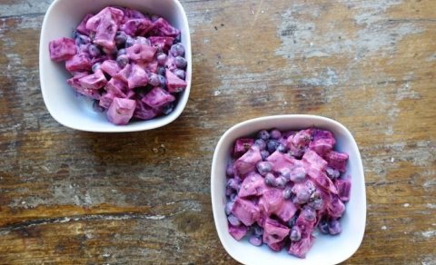 Bleikt og jólalegt Rauðbeðusalat