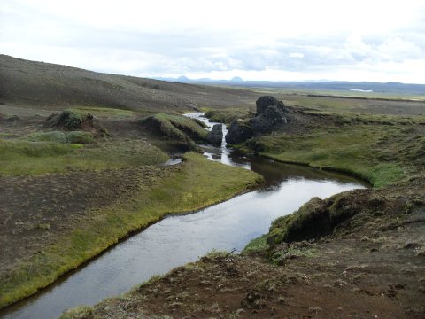 Við Tjarnarver á Gnúpverjaafrétti
