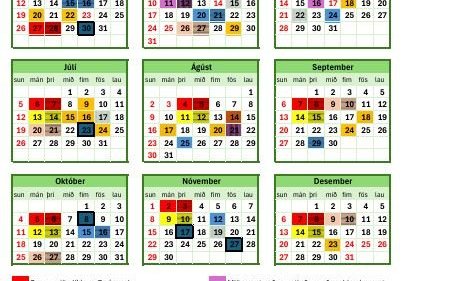 Nýtt sorphirðudagatal