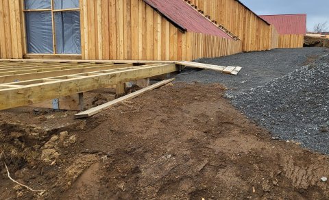 Framkvæmdir við Stöng sumarið 2023